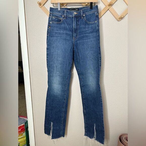 Veronica Beard Keane Long Straight Leg High Rise Jeans Size 28 - Picture 4 of 12